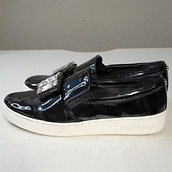 Michael Kors Kids Black Patent Dress Shoes - Picture 5 of 8